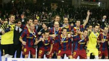 El Barça gana la Copa y ya manda en fútbol sala