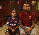 Así eligieron Arturo Vidal y su hijo a sus jugadores favoritos