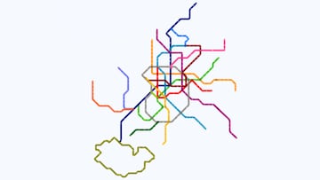 Fue inaugurado el 17 de octubre de 1919 por el rey Alfonso XIII y constituye la red de metro más extensa de España, y la tercera de Europa (solo por detrás de los metros de Moscú y Londres). Tiene una longitud de 293,91 kilómetros que se extienden por la ciudad española de Madrid y su área metropolitana. El metro de Madrid tiene 13 líneas de metro convencional que cuentan con 301 estaciones. Como curiosidades de este suburbano se pueden contar que los primeros trenes utilizados fueron trenes de segunda mano traídos de París y que durante la Guerra Civil, se utilizaron las estaciones de metro como refugio antiaéreo.

