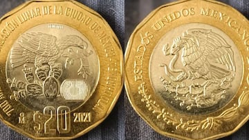 La moneda mexicana de 20 pesos que podría valer más de 600 mil