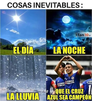 Los memes celebran al Cruz Azul y acaban con Monterrey