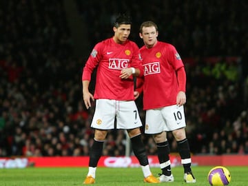 Cristiano y Rooney 
La mejor dupla de Cr7 fue con Rooney en el Manchester United, juntos fueron dinamita pura y ganaron la tercera Champions de los 'Red Devils' en 2008 frente al Chelsea en penales. 