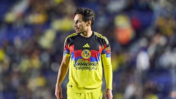 Raphael Cavalcante Veiga of America during the 5th round match between America and Monterrey as part of the Liga BBVA MX, Torneo Clausura 2026 at Ciudad de los Deportes Stadium, on February 07, 2026 in Mexico City, Mexico.