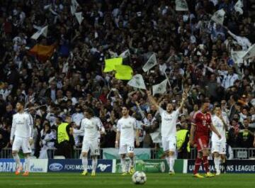 1-0. Benzema celebra el primer gol.