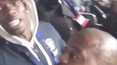 El eufórico festejo de Pogba y Evra: "El Manchester está acá"