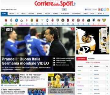 Portadas de la prensa extranjera