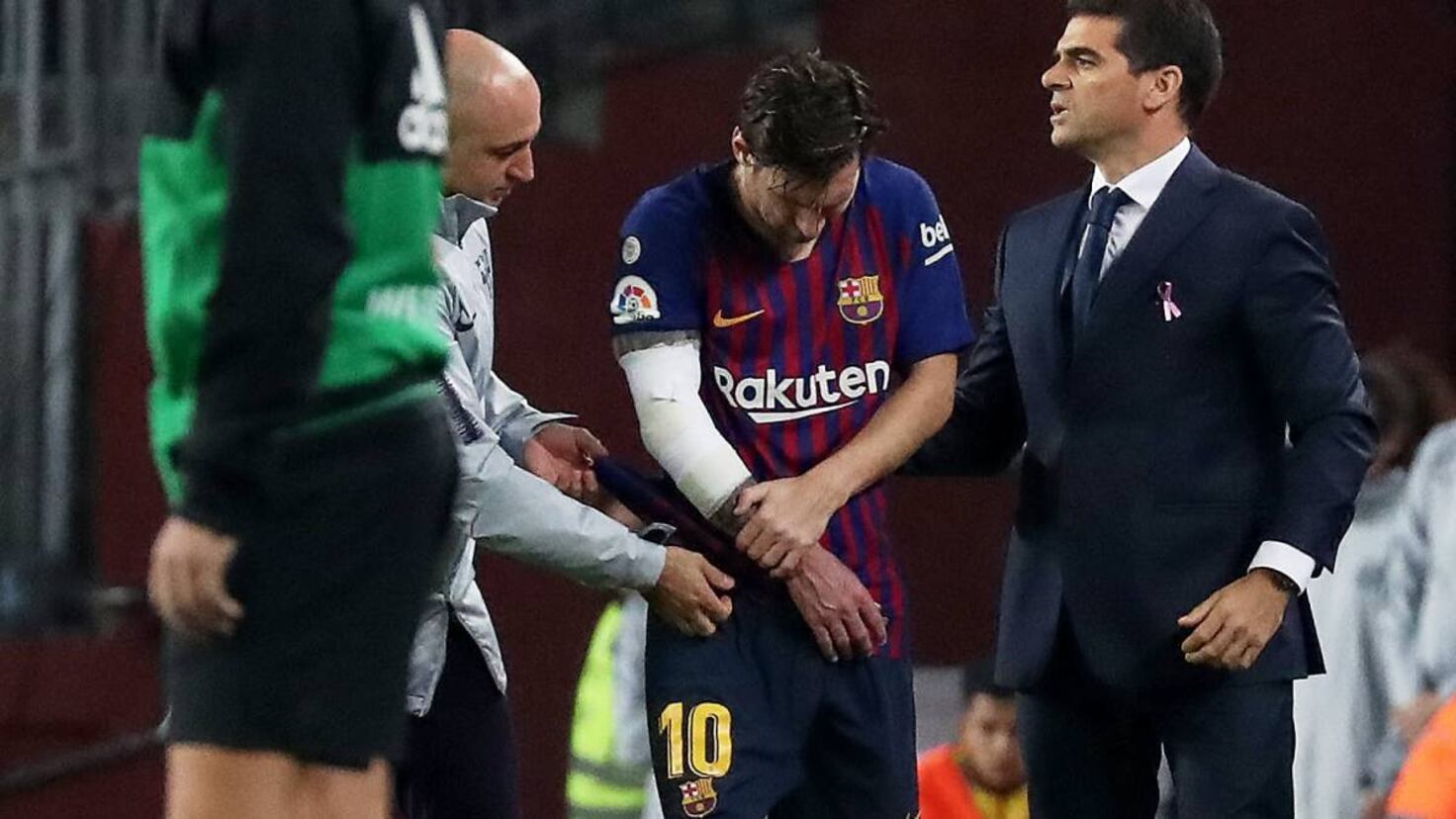 The dramatic Messi injury fall: how it happened - AS USA