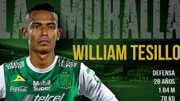 León de México confirma el fichaje de William Tesillo