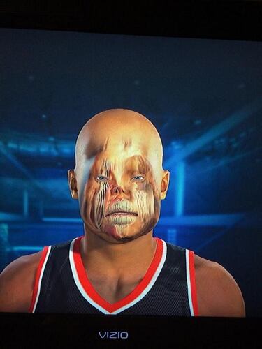 Cuando la captura de caras de NBA 2K15 se vuelve loca