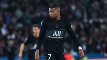 Kylian Mbappe of PSG during the French championship Ligue 1 football match between Paris Saint-Germain and SCO Angers on October 15, 2021 at Parc des Princes stadium in Paris, France - Photo Fabien Boukla / DPPI
AFP7
15/10/2021 ONLY FOR USE IN SPAIN