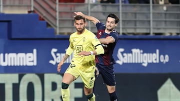 Leo Baptistao, durante el Eibar - Almería del fin de semana pasado.