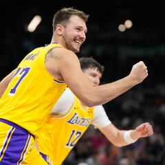 Luka Doncic y los Lakers vuelven a sonreír