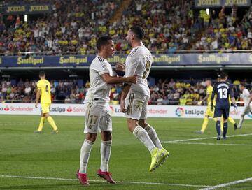 Bale empató justo antes del descanso a pase de Carvajal. 1-1.