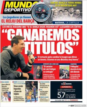 Portadas de la prensa deportiva