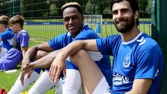 Yerry Mina, convocado para la gira de Everton por Estados Unidos.