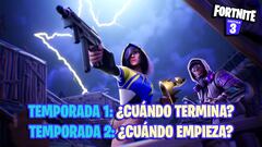 Fortnite: ¿cuándo termina la Temporada 1? ¿Cuándo empieza la Temporada 2?