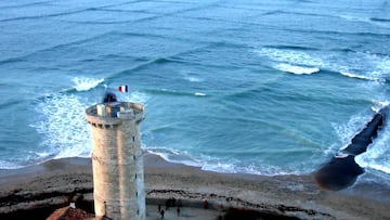Olas cuadradas, isla de Ré