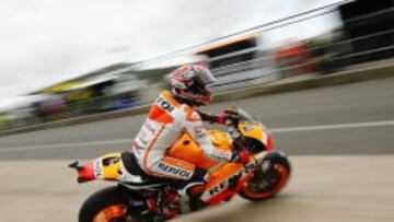Marc Márquez ha empezado fuerte en Silverstone.