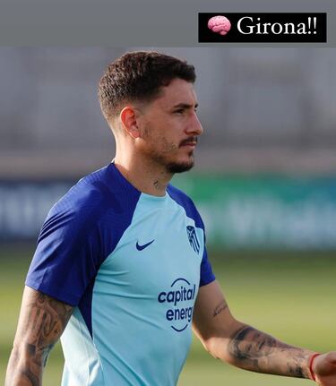 Giménez podrá estar ante el Girona