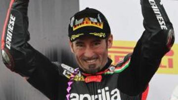 <b>VETERANO. </b>Biaggi estaba muy satisfecho.