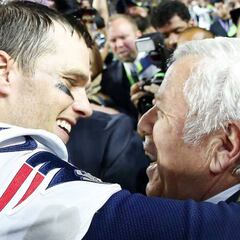 Tom Brady, Cam Newton y Robert Kraft, socios en la UFC