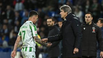 Antony, tras ser expulsado.