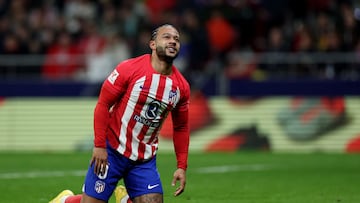 Memphis Depay quiere carburar en su regreso a Barcelona