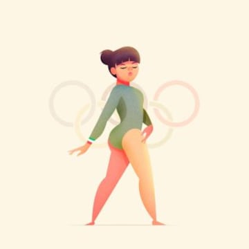 José Acosta, ilustrador, dio muestra de su gran elegancia al momento de competir.