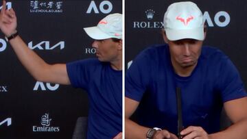 Nadal desata las risas de la prensa al hablar de la peineta y deja una frase que es oro puro