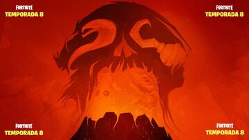Si juntamos los cuatro teasers, tenemos esta nueva imagen: un volcán, y una calavera
