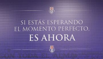 Los 6 emotivos afiches que Hoyos pegó en el camarín de la U