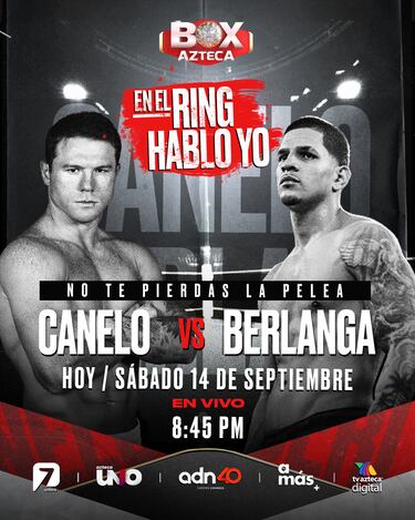 Box Azteca: la mejor señal para seguir la pelea ‘Canelo’ vs Berlanga