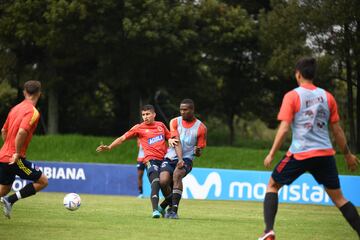 La Selección Colombia Sub 20 realizó otra sesión de entrenamiento pensando en el primero de dos amistosos ante Ecuador en Bogotá.