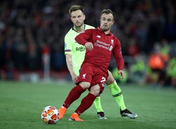 Ivan Rakitic con Xherdan Shaqiri.