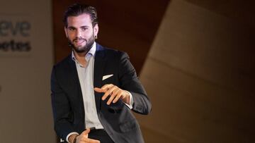 Nacho, jugador del Real Madrid, durante un evento.