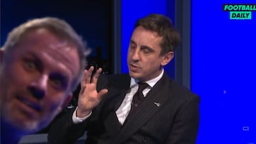 Neville dice que el jugador a seguir en 2021 es Pogba y vean la que lía Carragher en plató