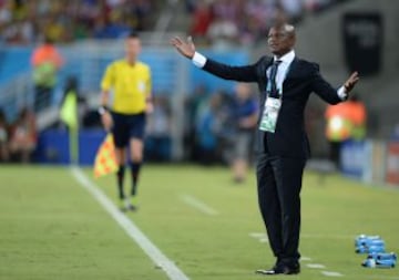 Kwesi Appiah entrenador de Ghana.