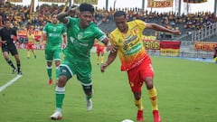 PEREIRA- COLOMBIA, 26-02-2022: Deportivo Pereira y La Equidad, durante partido de la fecha 9 por la Liga BetPlay DIMAYOR I 2022, jugado en el estadio Hernan Ramirez Villegas de la ciudad de Pereira.
