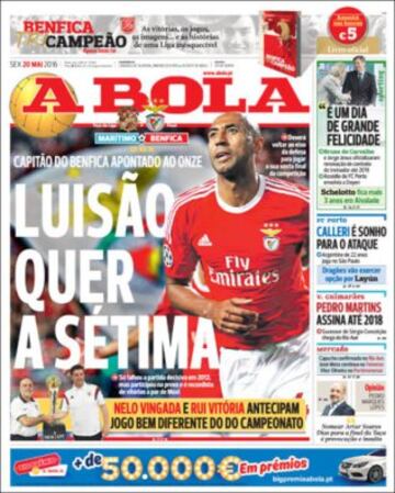 Portadas de la prensa mundial