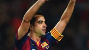 Xavi igualó a Gento y Sanchís