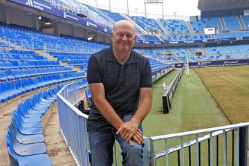 Mel en La Rosaleda. 