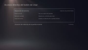 Puedes elegir también la duración del videoclip.