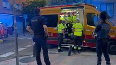 Un hombre rocía a tres personas con líquido inflamable y les prende fuego en Madrid
