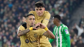 Pedri y Raphinha, nuevos capitanes del Barça.