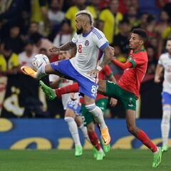 La única alegría de Vidal ante Marruecos: “Te quiero, c...”