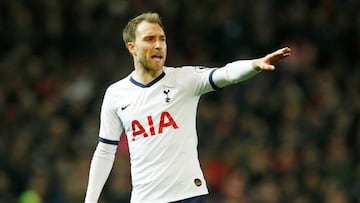 El centrocampista danés del Tottenham, Christian Eriksen, durante un partido.
