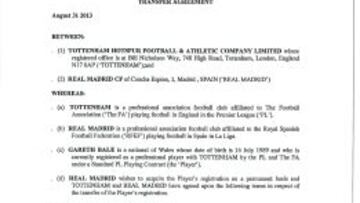 Football Leaks reveló el contrato de Bale.