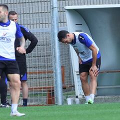 Unai García, con menos carga de trabajo