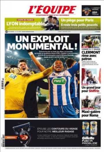 Portadas de la prensa deportiva
