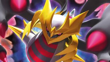 Giratina en una ilustración creada para el TCG.